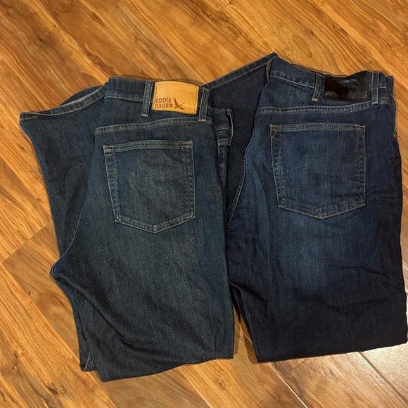 Eddie Bauer Men's Dark Blue Jeans 36x32 - Picture 1 of 7